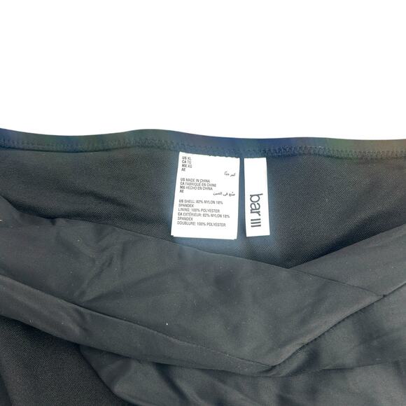 NEW Bar III Blue Floral Tankini Swimsuit Set Size XL Cut Out Monokini Tropical - Picture 10 of 11